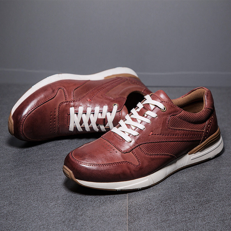 VTX Toecap — Business Casual Leather Sneaker