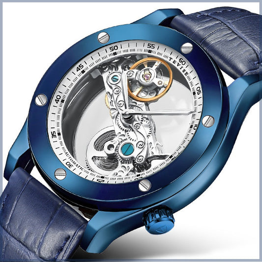 VTX Nocturne — Luminous Leather Watch