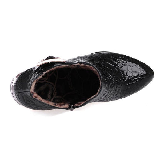 VTX Combat — Patent Leather Boot