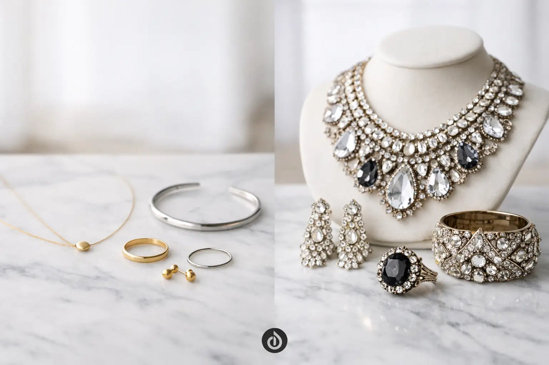 Minimalist Jewelry vs Statement Jewelry