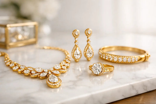 Gold Plated Jewelry Sets With Controlled Impact