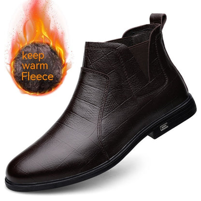 VTX Cowhide — Round-Toe Leather Boot