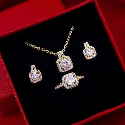 VTX Trio Zircon Jewelry Set - full set