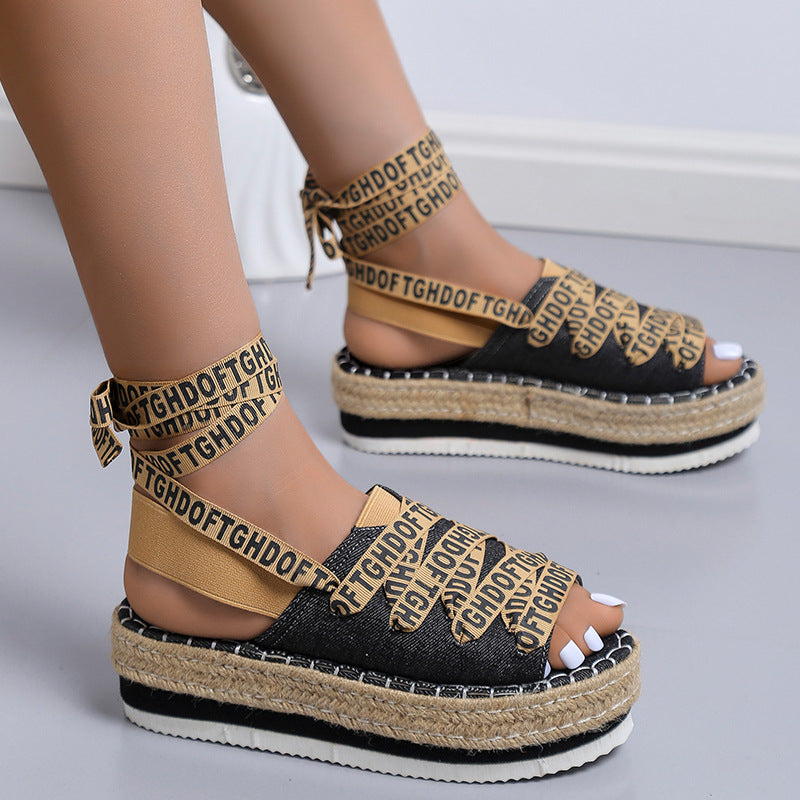 VTX Espadrille — Platform Woven