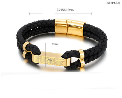 VTX Cord — Engraved Steel Bracelet