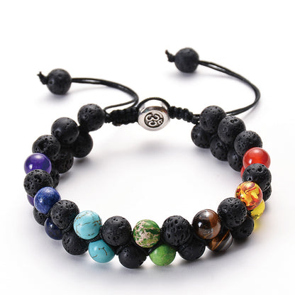 VTX Chakra — Lava & Natural Stone Bracelet