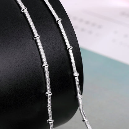 VTX Serpent — Silver Heart Pendant Necklace
