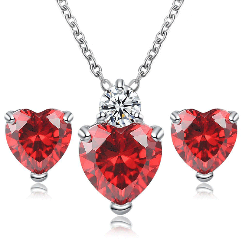 VTX Crimson — Bridal Jewelry Set