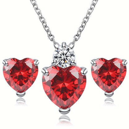 VTX Crimson — Bridal Jewelry Set