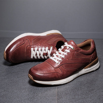 VTX Toecap — Business Casual Leather Sneaker