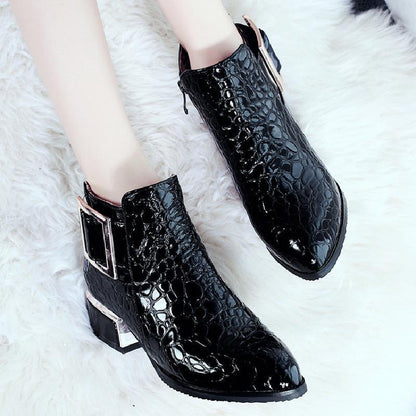 VTX Combat — Patent Leather Boot