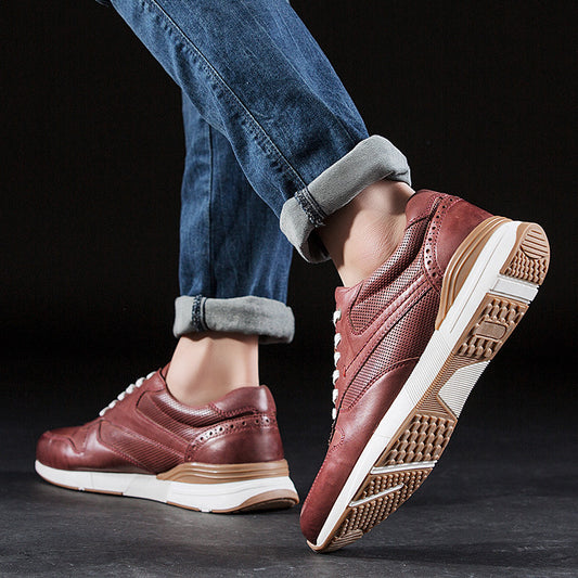 VTX Toecap — Business Casual Leather Sneaker
