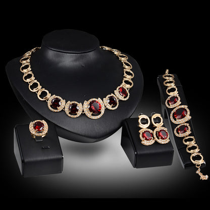VTX Bridal — Crystal Zircon Jewelry Set
