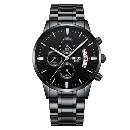 VTX Chrono Steel Chronograph Watch - Black