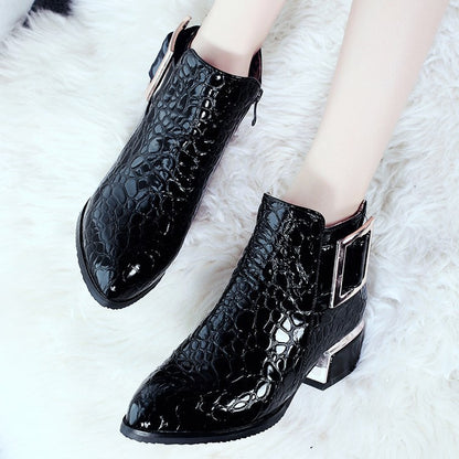 VTX Combat — Patent Leather Boot