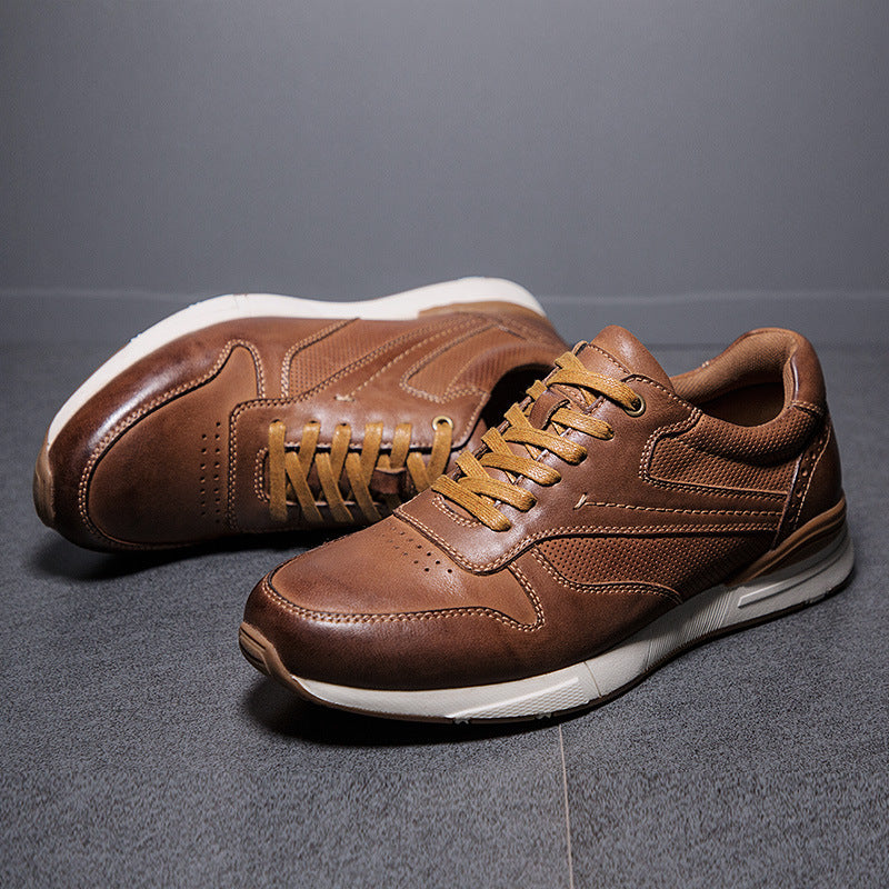 VTX Toecap — Business Casual Leather Sneaker