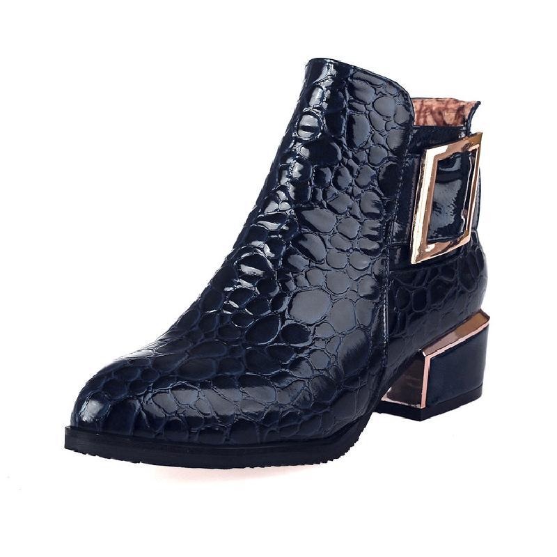 VTX Combat — Patent Leather Boot