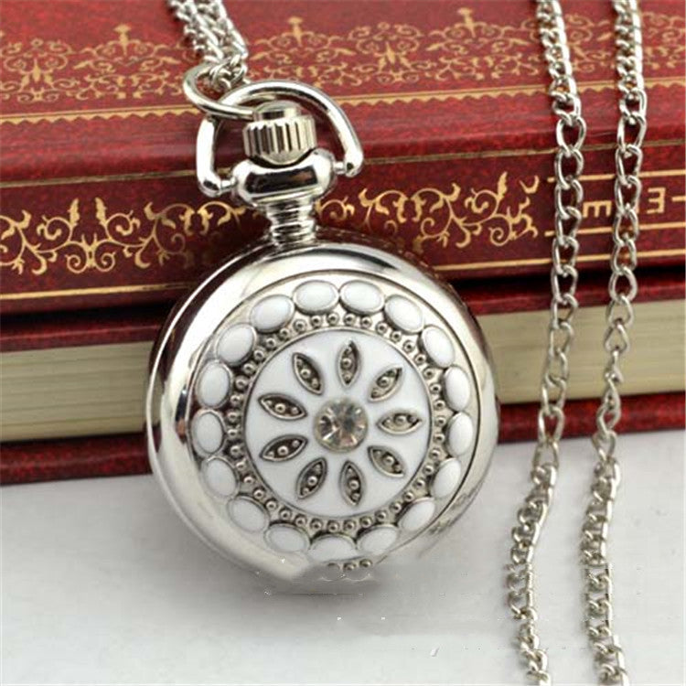 VTX Pendant — Silver Chain Watch