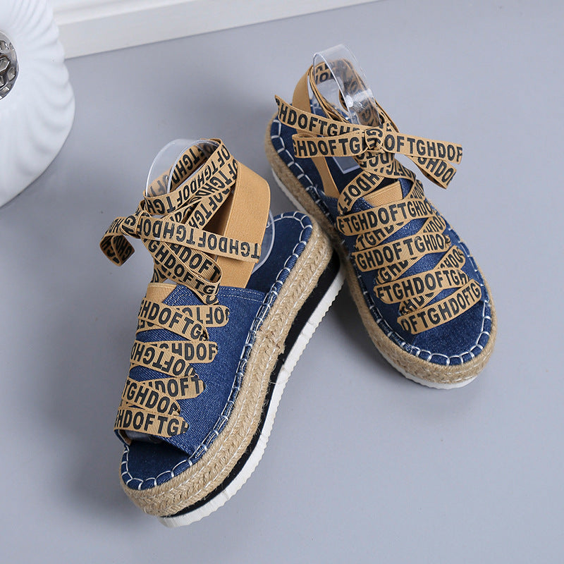 VTX Espadrille — Platform Woven