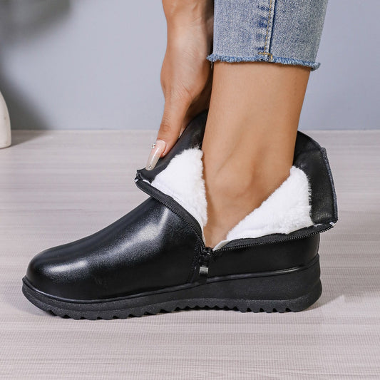 VTX Frost — Fleece-Lined PU Leather Ankle Boot