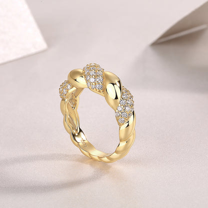 VTX Luxe — Moissanite S925 Gold-Plated Jewelry Set