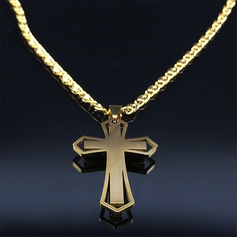VTX Crystal — Geometric Pendant Chain