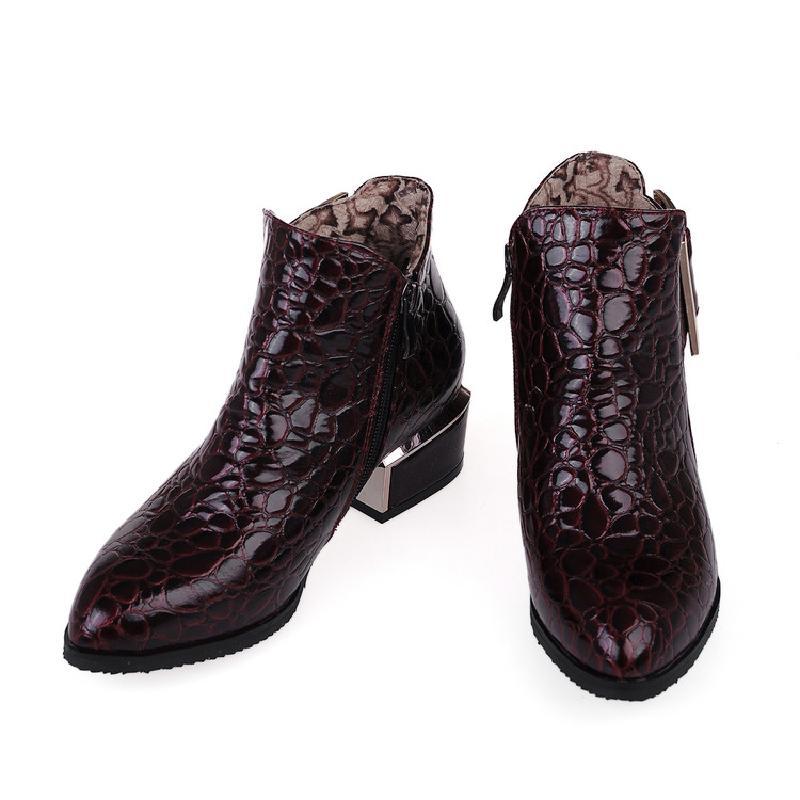 VTX Combat — Patent Leather Boot