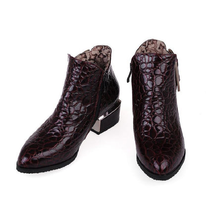 VTX Combat — Patent Leather Boot