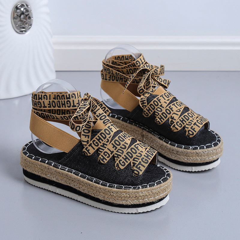 VTX Espadrille — Platform Woven