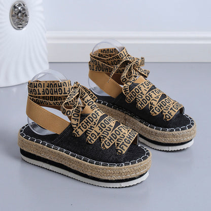 VTX Espadrille — Platform Woven