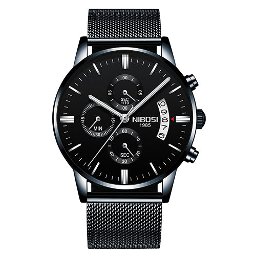 VTX Chrono Steel Chronograph Watch - on wrist