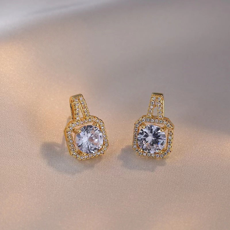 VTX Trio Zircon Jewelry Set - earrings