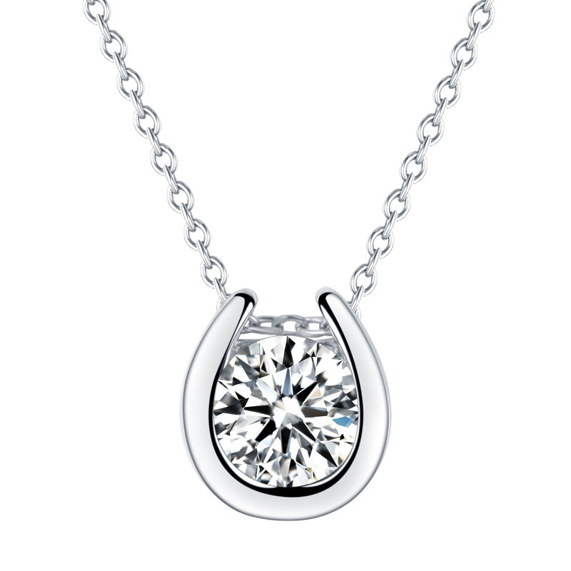 VTX Wishbone necklace sparkle