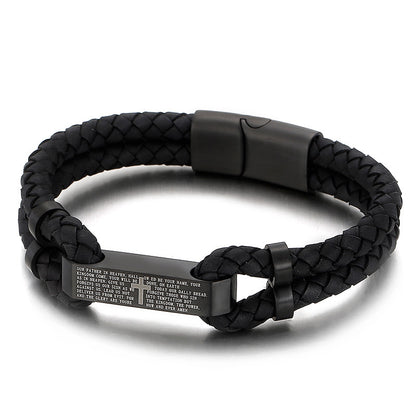 VTX Cord — Engraved Steel Bracelet
