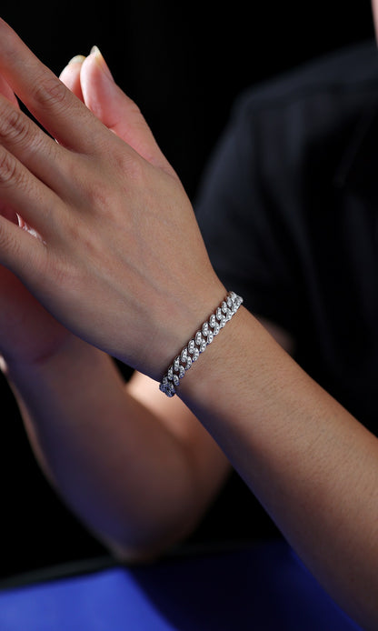 VTX Faith — Moissanite S925 Silver Bracelet
