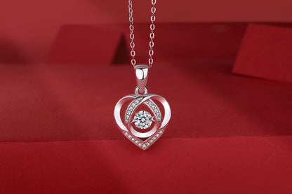 VTX Reverie — Moissanite Diamond Pendant Necklace Set