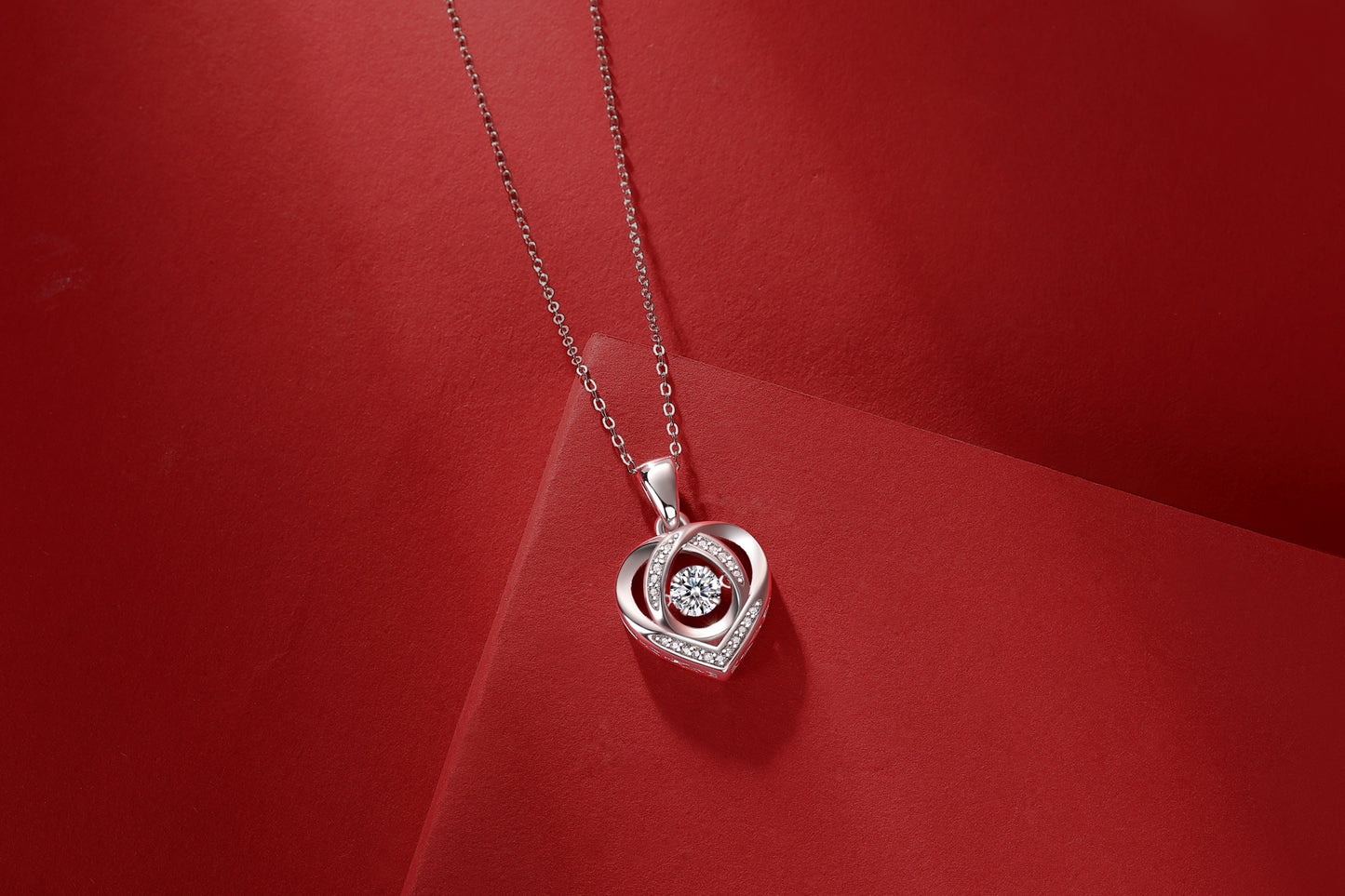 VTX Reverie — Moissanite Diamond Pendant Necklace Set