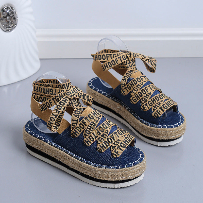 VTX Espadrille — Platform Woven