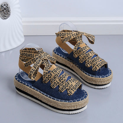 VTX Espadrille — Platform Woven