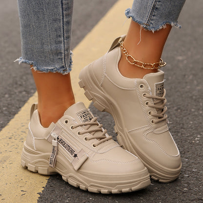 VTX Stride — Thick Sole Zip Lace-Up Sneaker