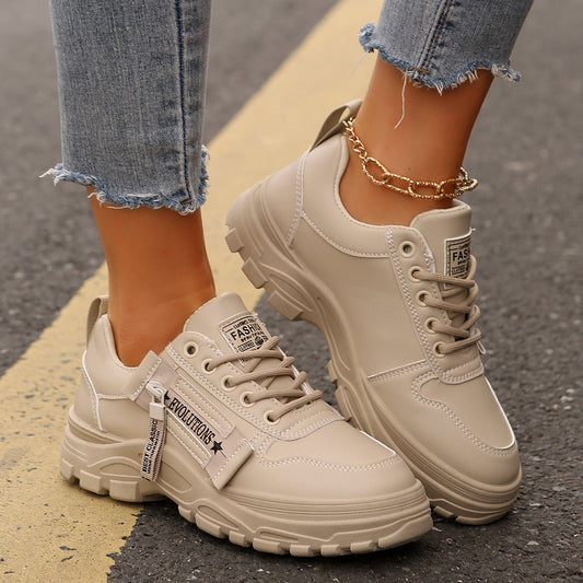 VTX Stride — Thick Sole Zip Lace-Up Sneaker