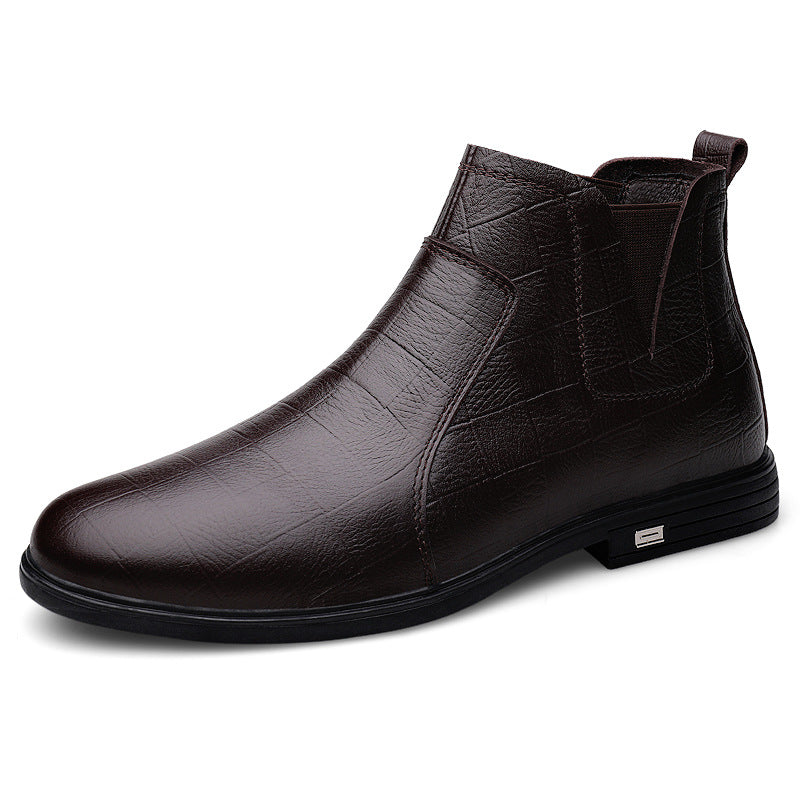 VTX Cowhide — Round-Toe Leather Boot