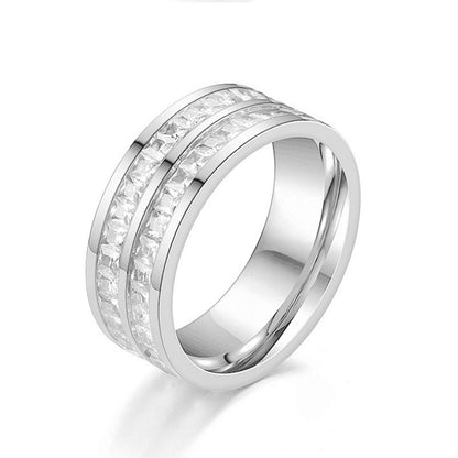 VTX Rhine — Rhinestone Stainless Steel Ring