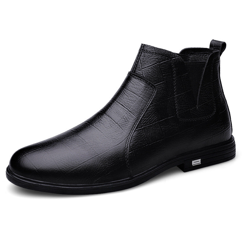 VTX Cowhide — Round-Toe Leather Boot