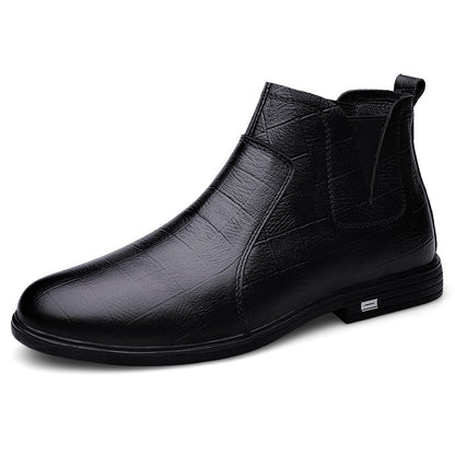 VTX Cowhide — Round-Toe Leather Boot