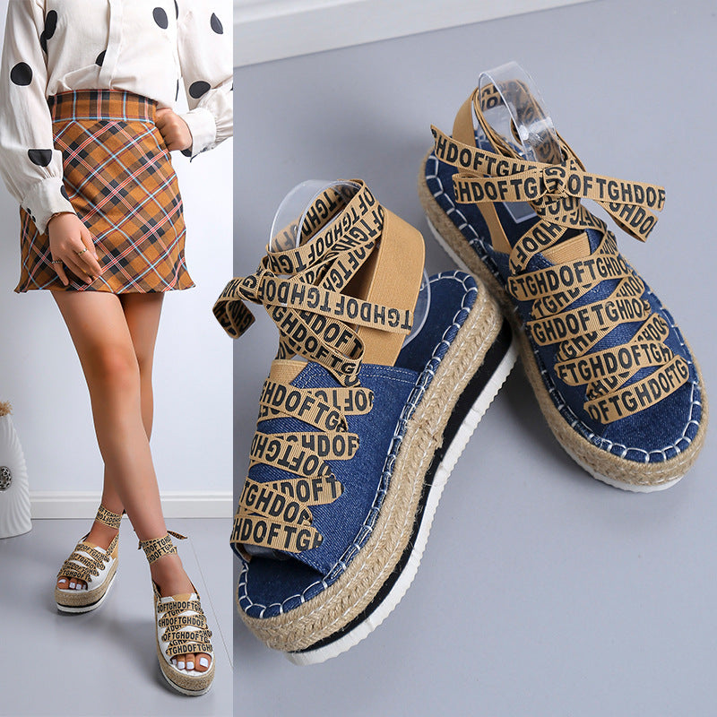 VTX Espadrille — Platform Woven