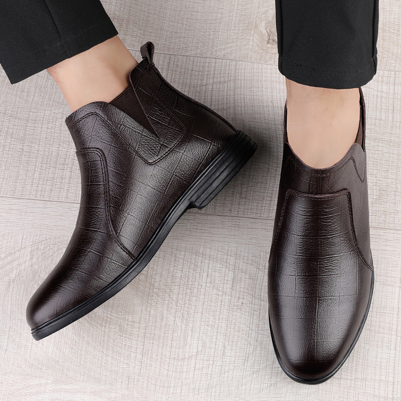 VTX Cowhide — Round-Toe Leather Boot