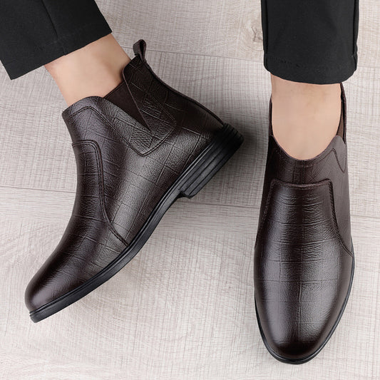 VTX Cowhide — Round-Toe Leather Boot
